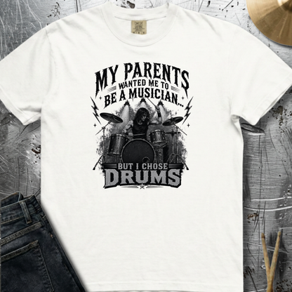 I chose drums (metal) - Premium Tee