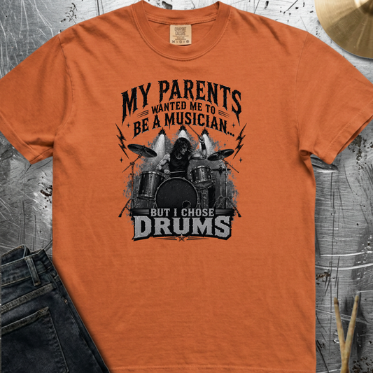 I chose drums (metal) - Premium Tee