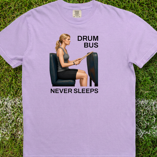 Drum bus never sleeps (version 2) - Premium Tee