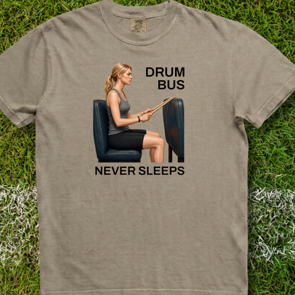 Drum bus never sleeps (version 2) - Premium Tee