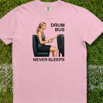 Drum bus never sleeps (version 2) - Premium Tee