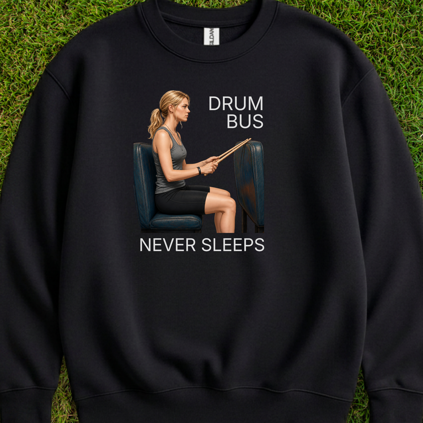Drum bus never sleeps (version 2) - Sweatshirt
