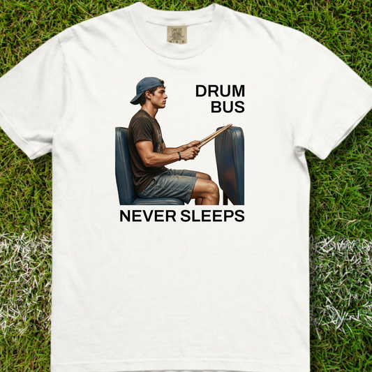 Drum bus never sleeps (version 1) - Premium Tee