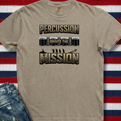 Percussion drives the mission - Premium Tee