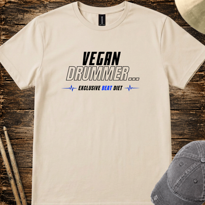 Vegan drummer (version 2) - Quality Tee