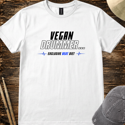 Vegan drummer (version 2) - Quality Tee