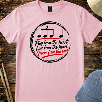 Play from the heart (version 1) - Quality Tee