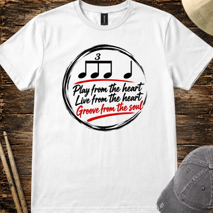 Play from the heart (version 1) - Quality Tee