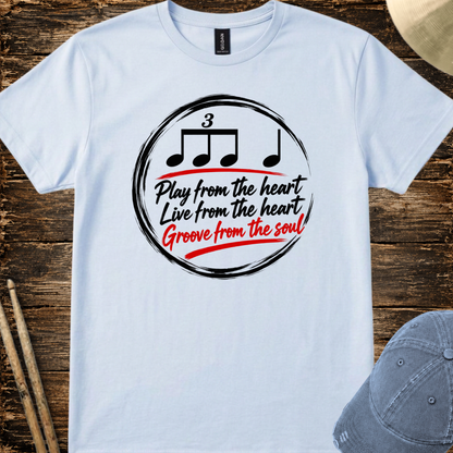 Play from the heart (version 1) - Quality Tee