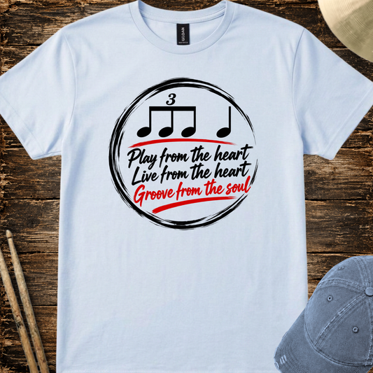 Play from the heart (version 1) - Quality Tee