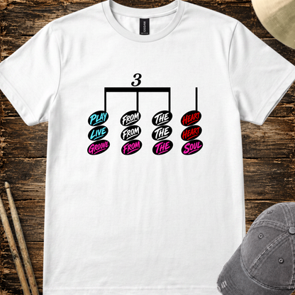 Play from the heart (version 2) - Quality Tee