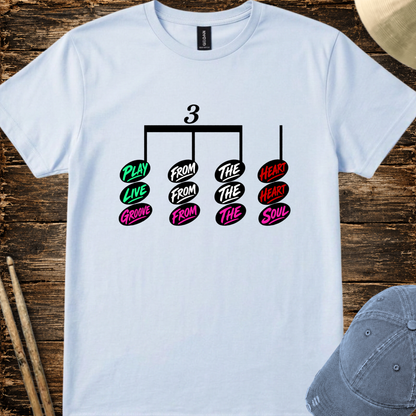Play from the heart (version 2) - Quality Tee