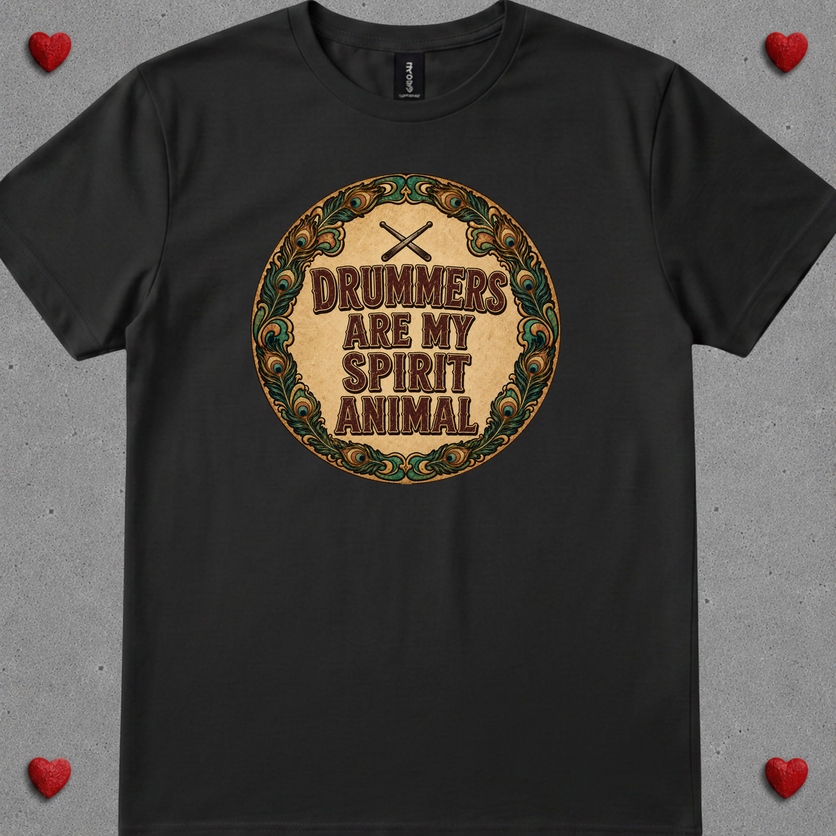 Drummers are spirit animal (version 2) - Quality Tee