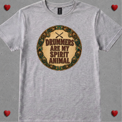 Drummers are spirit animal (version 2) - Quality Tee