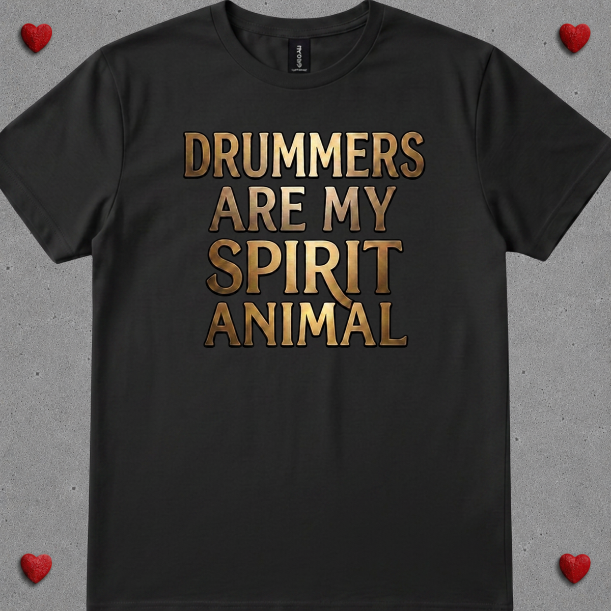 Drummers are spirit animal (version 1) - Quality Tee