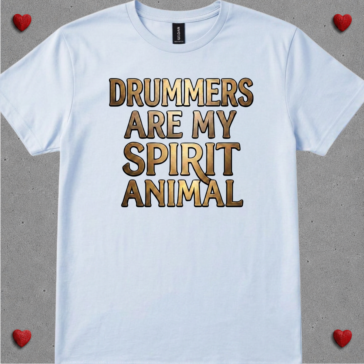 Drummers are spirit animal (version 1) - Quality Tee