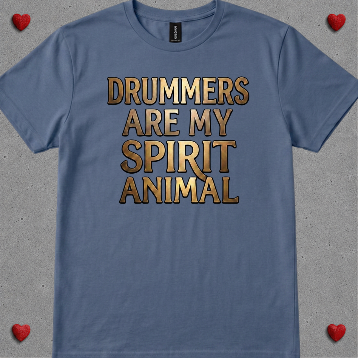 Drummers are spirit animal (version 1) - Quality Tee