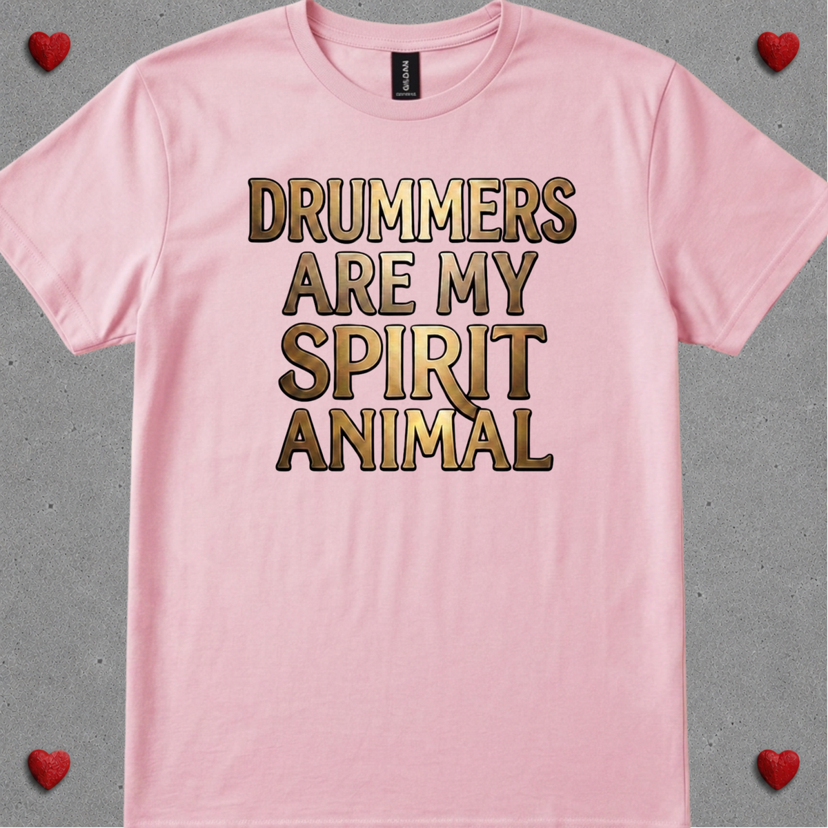 Drummers are spirit animal (version 1) - Quality Tee