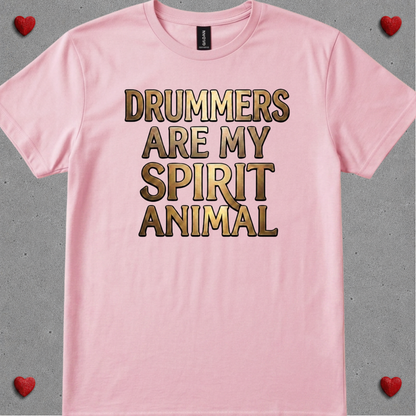 Drummers are spirit animal (version 1) - Quality Tee