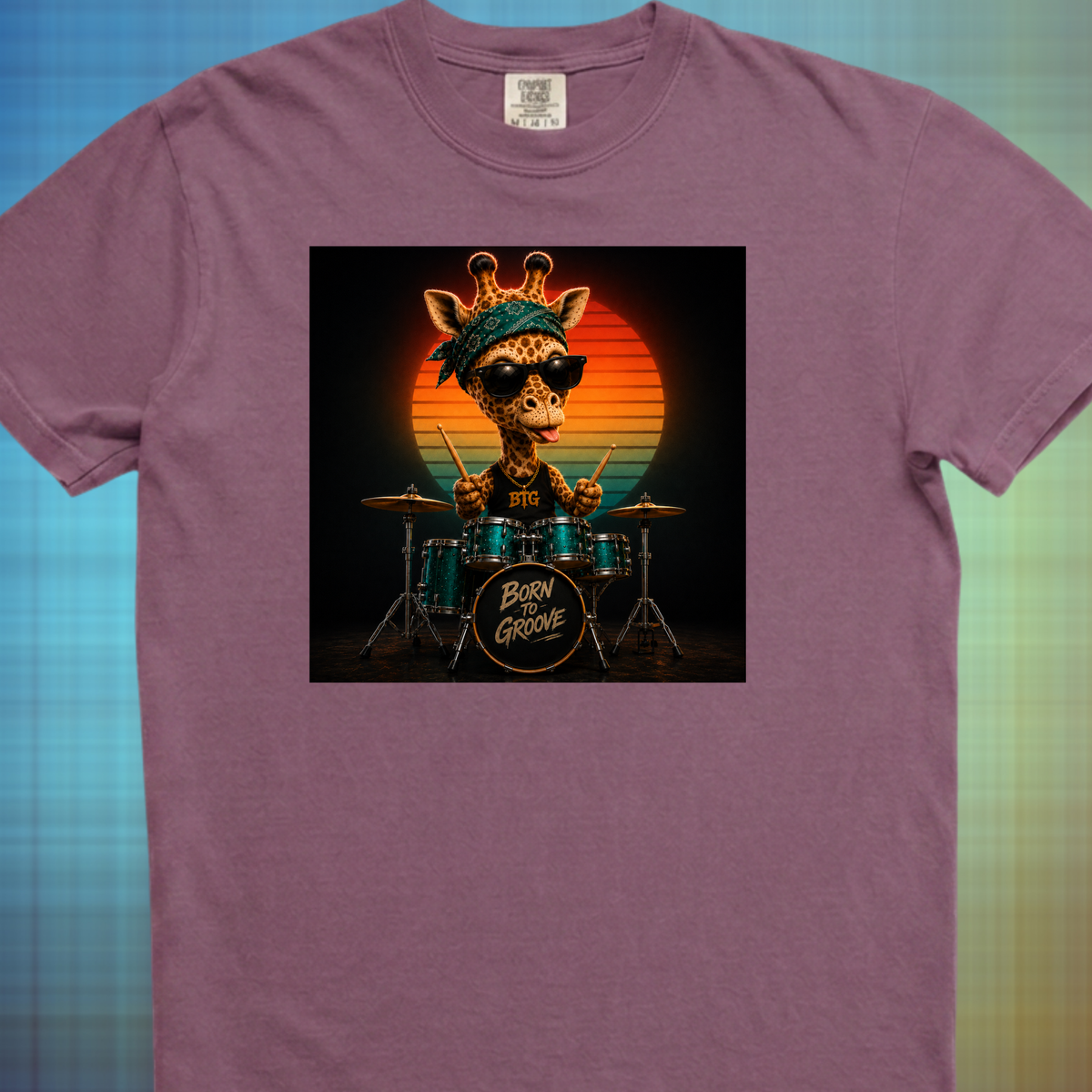 Born to groove (giraffe) - Premium Tee
