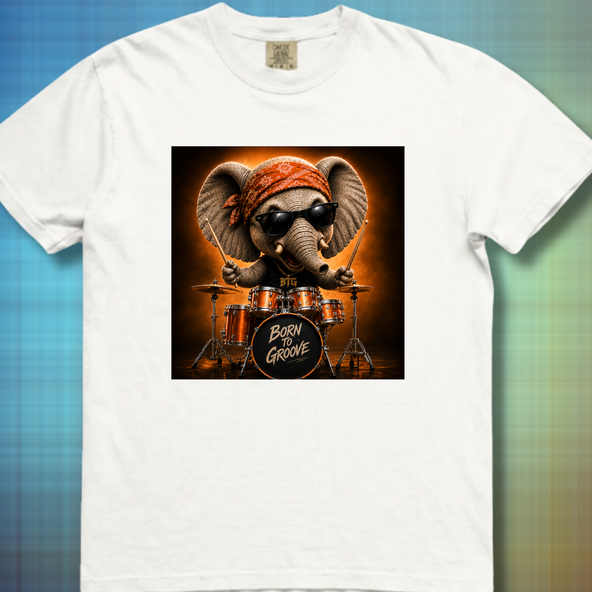 Born to groove (elephant) - Premium Tee