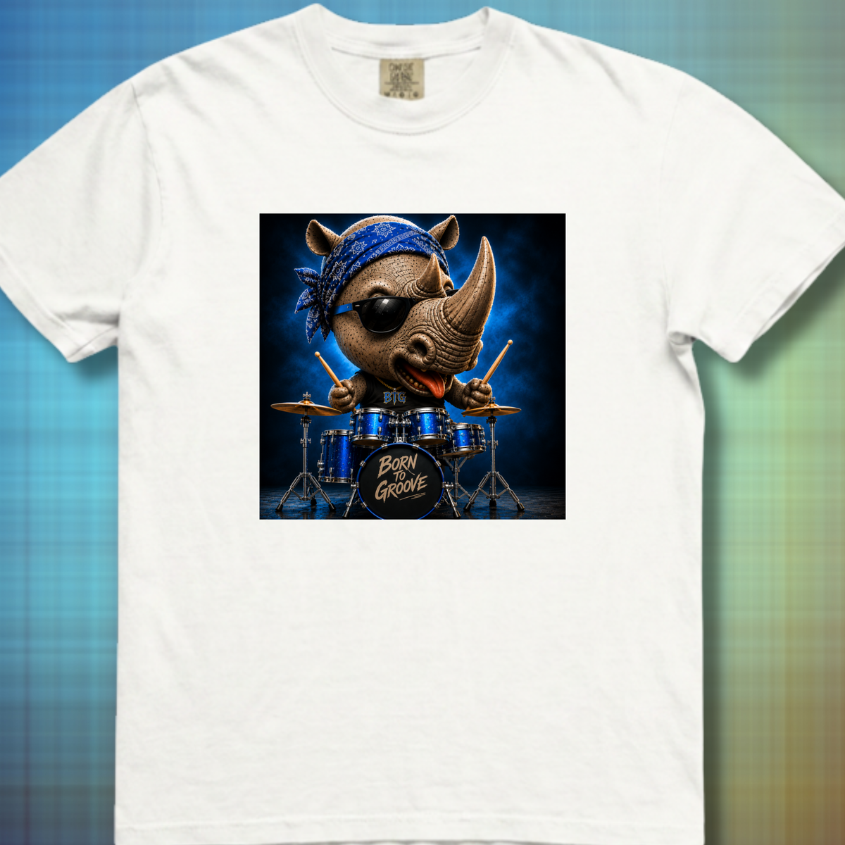 Born to groove (rhino) - Premium Tee
