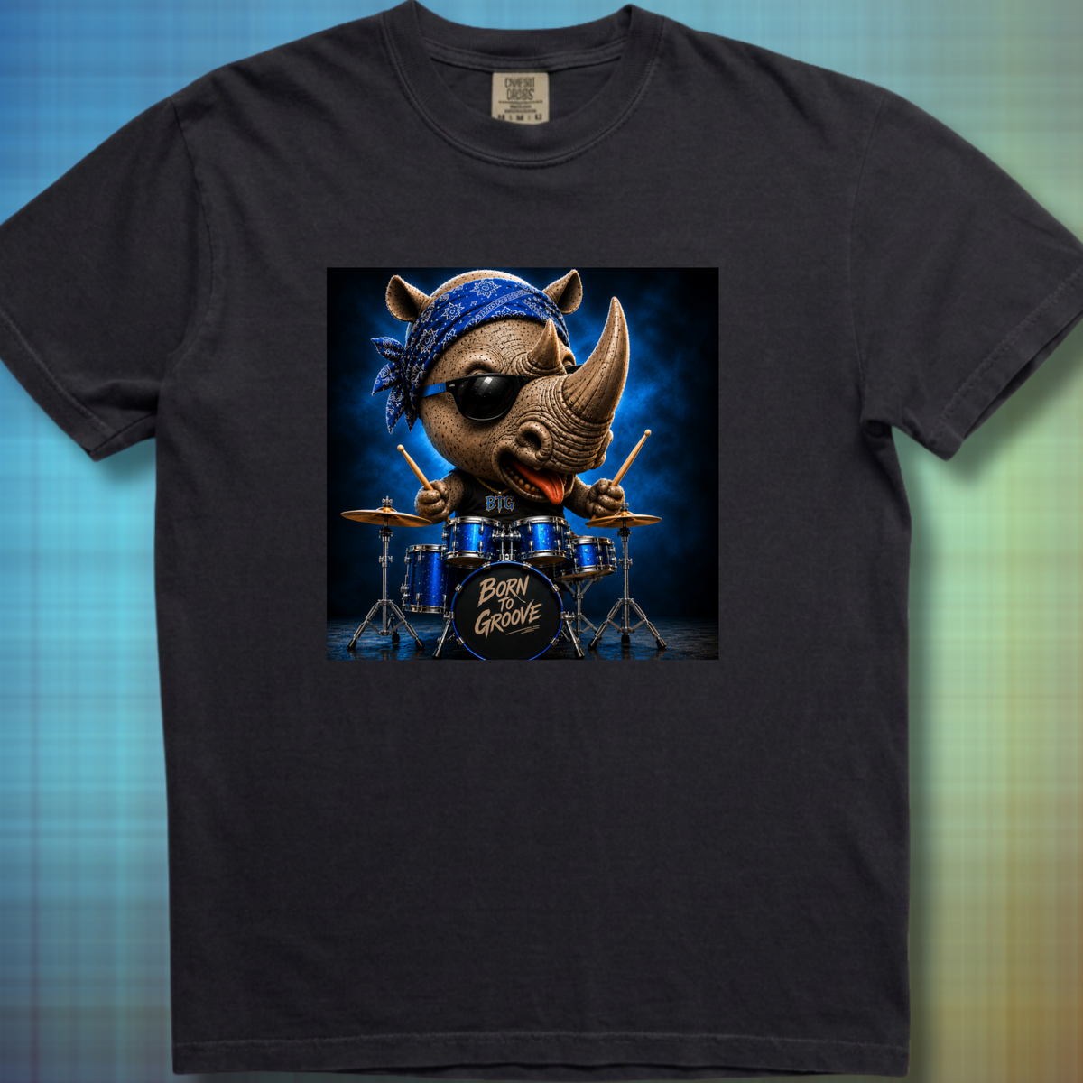 Born to groove (rhino) - Premium Tee