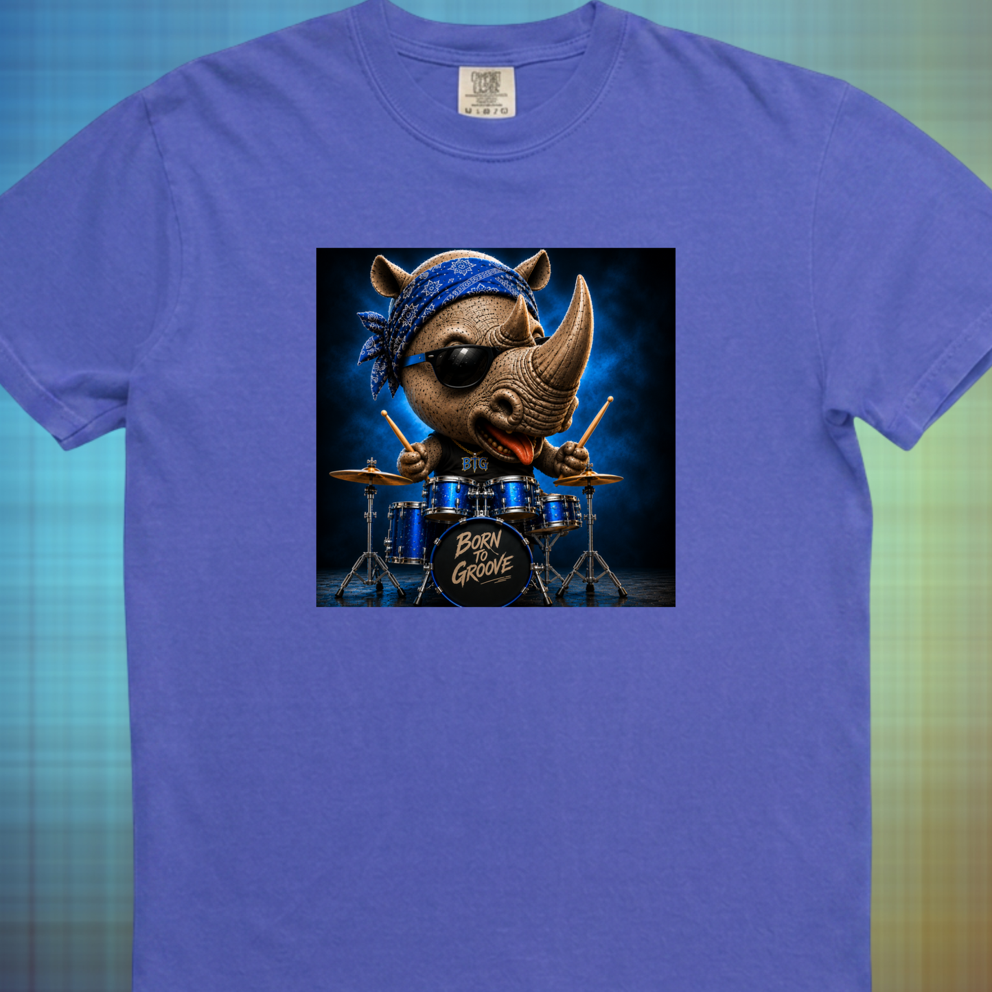 Born to groove (rhino) - Premium Tee