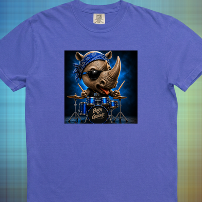 Born to groove (rhino) - Premium Tee