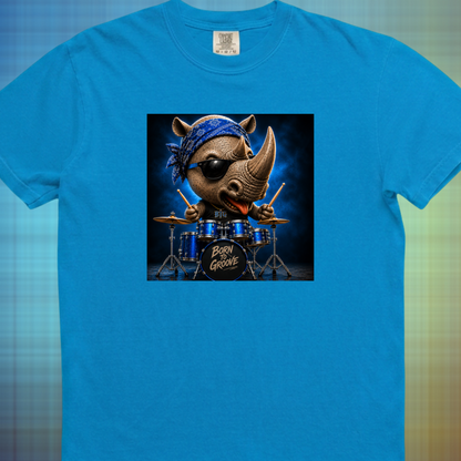 Born to groove (rhino) - Premium Tee