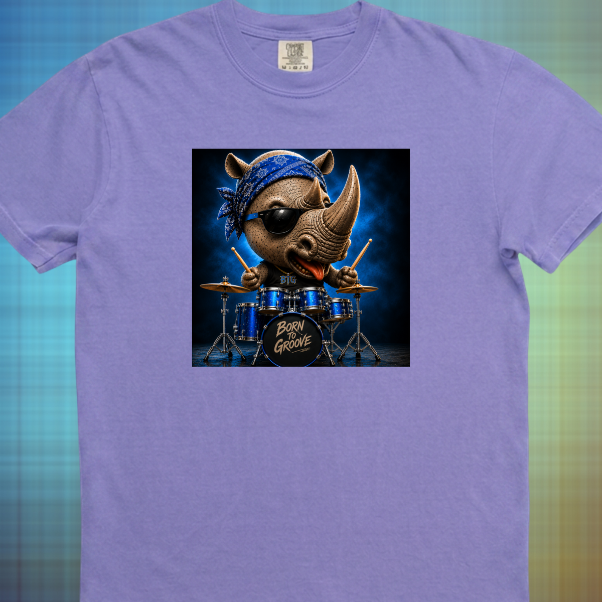 Born to groove (rhino) - Premium Tee