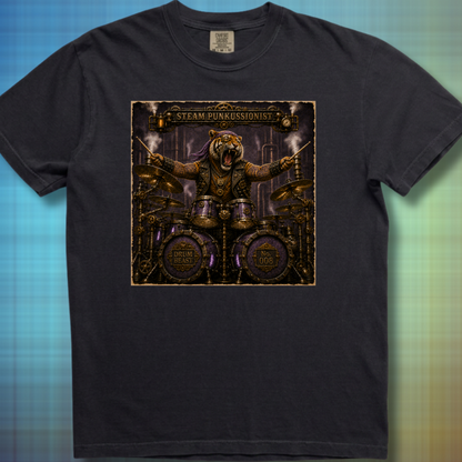Steam punkussionist (tiger) - Premium Tee