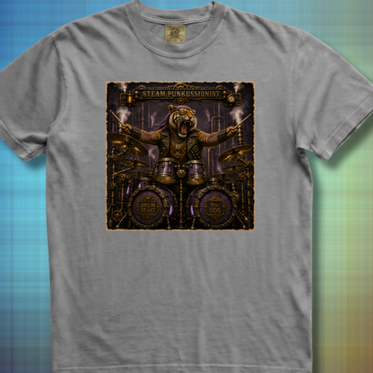 Steam punkussionist (tiger) - Premium Tee