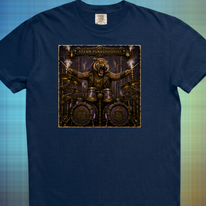 Steam punkussionist (tiger) - Premium Tee