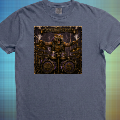 Steam punkussionist (tiger) - Premium Tee