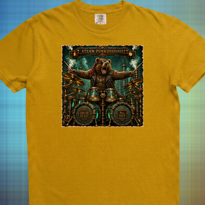 Steam punkussionist (bear) - Premium Tee