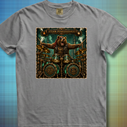 Steam punkussionist (bear) - Premium Tee