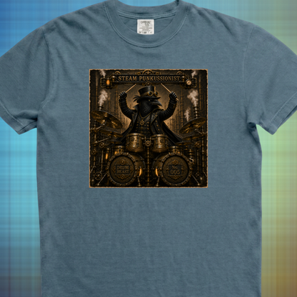 Steam punkussionist (raven) - Premium Tee