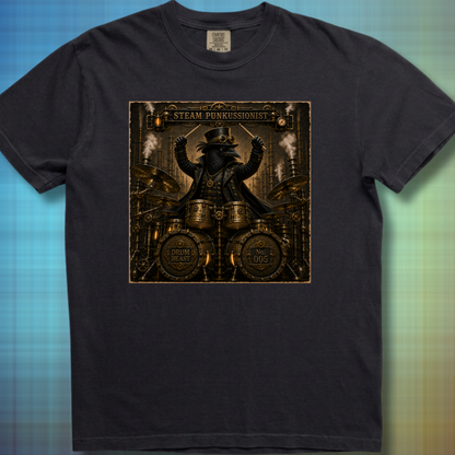 Steam punkussionist (raven) - Premium Tee