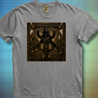 Steam punkussionist (raven) - Premium Tee