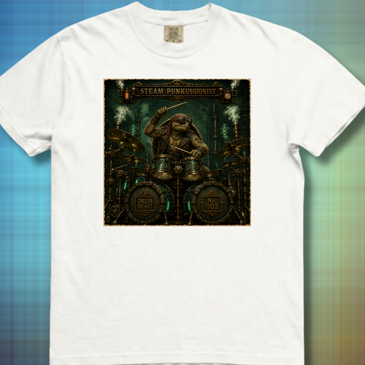Steam punkussionist (tortoise) - Premium Tee