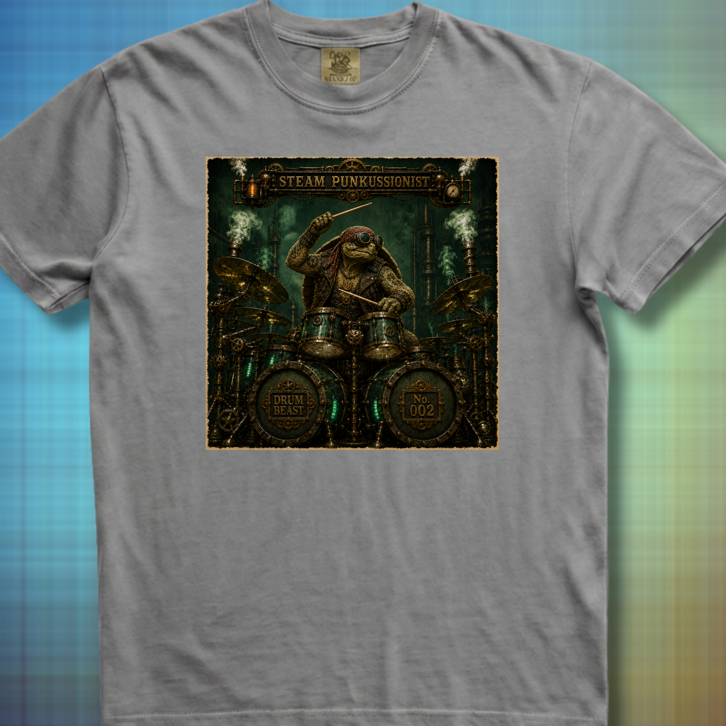 Steam punkussionist (tortoise) - Premium Tee