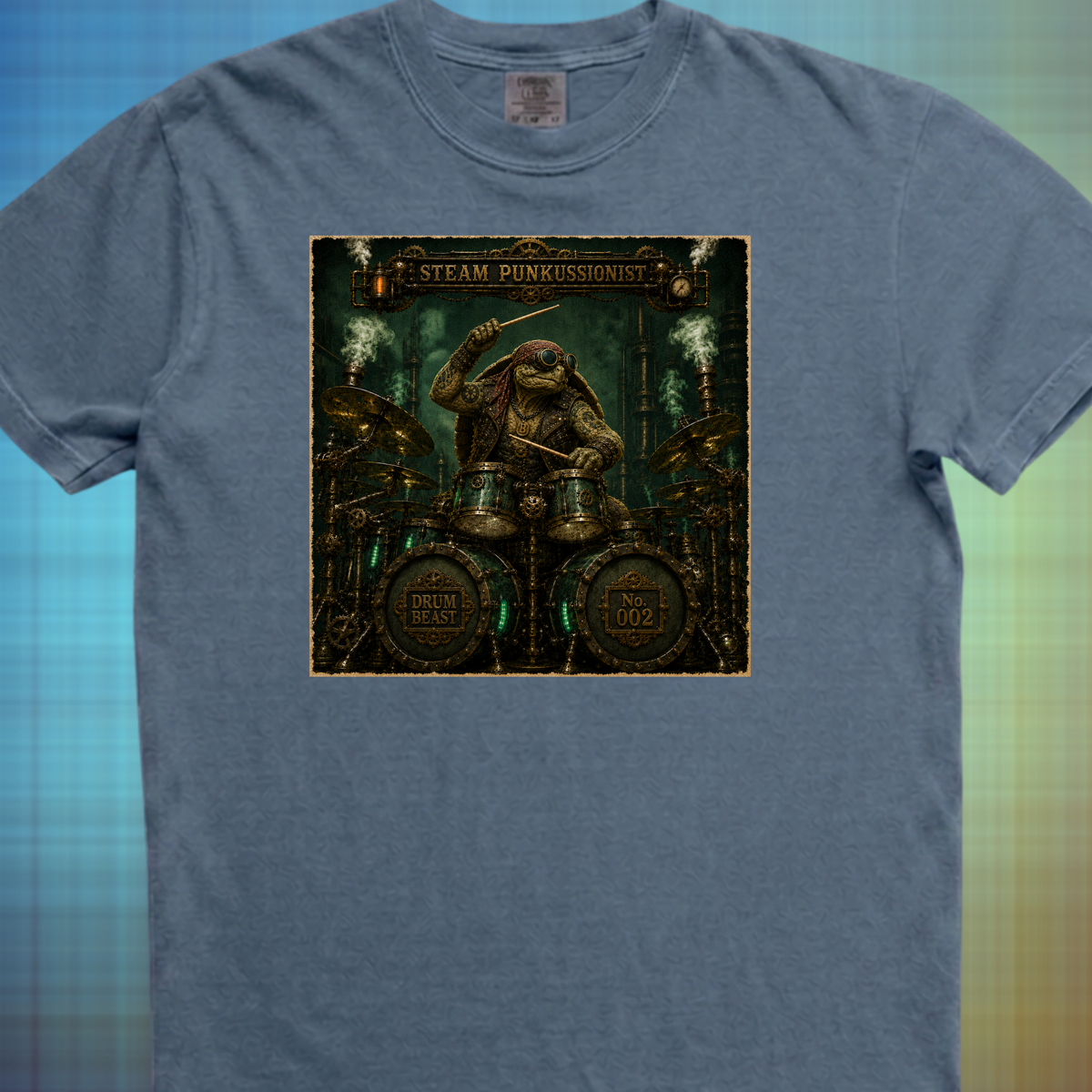 Steam punkussionist (tortoise) - Premium Tee