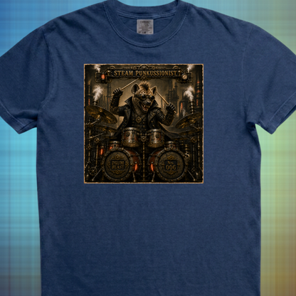 Steam punkussionist (hyena) - Premium Tee