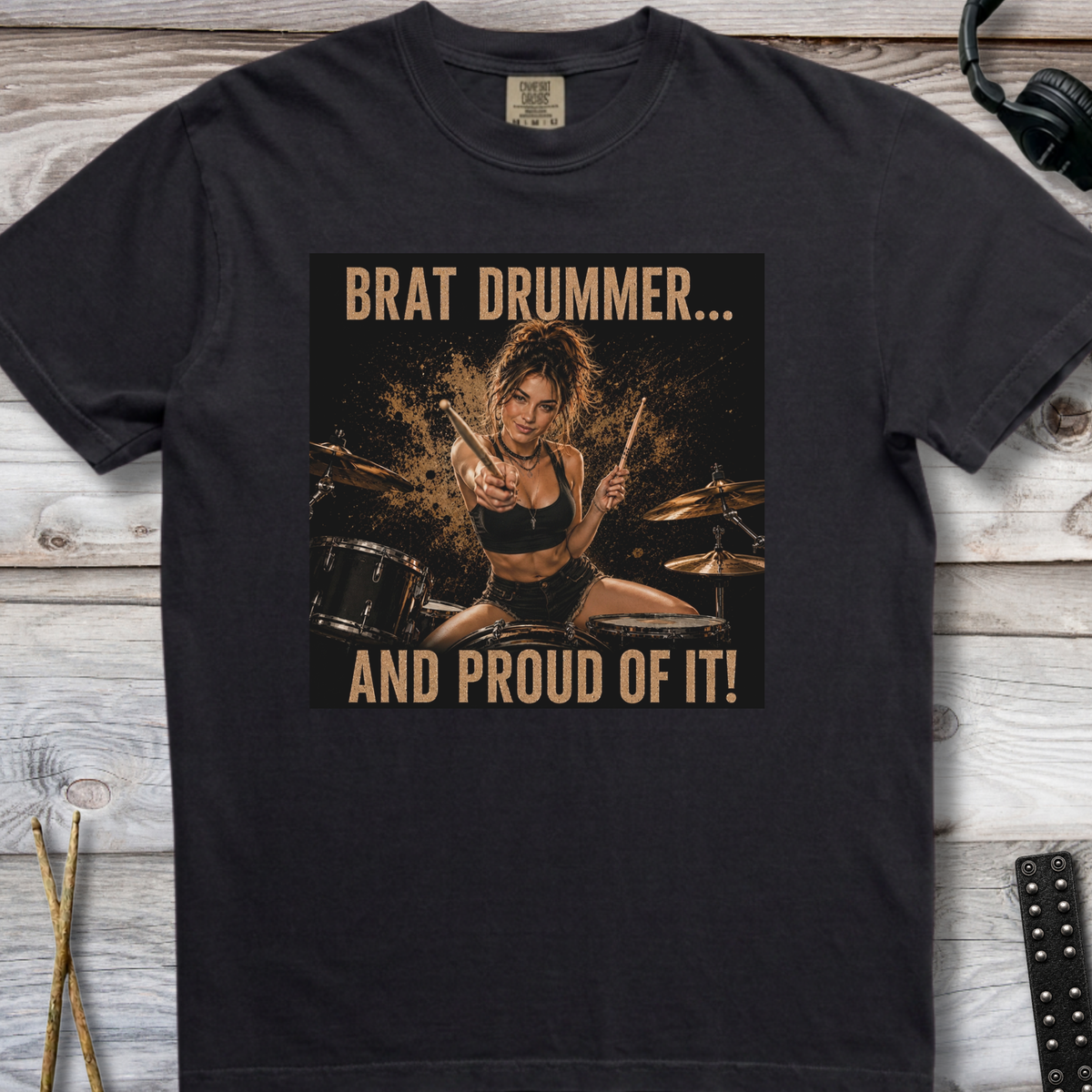 Brat drummer and proud of it - Premium Tee