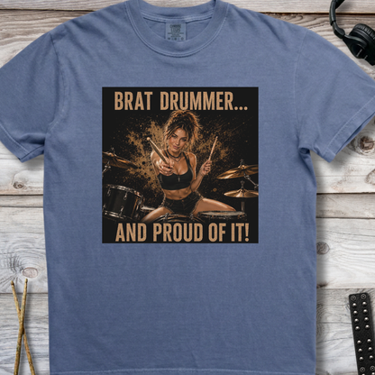 Brat drummer and proud of it - Premium Tee