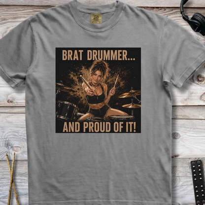 Brat drummer and proud of it - Premium Tee