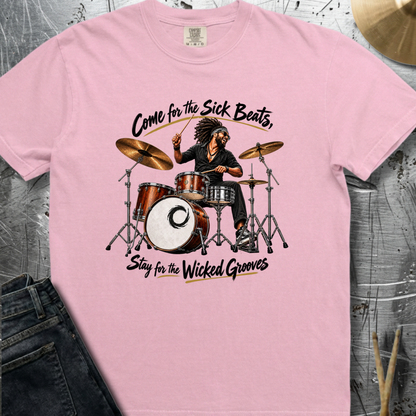 Come for the sick beats -  Premium Tee