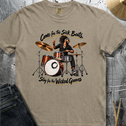 Come for the sick beats -  Premium Tee