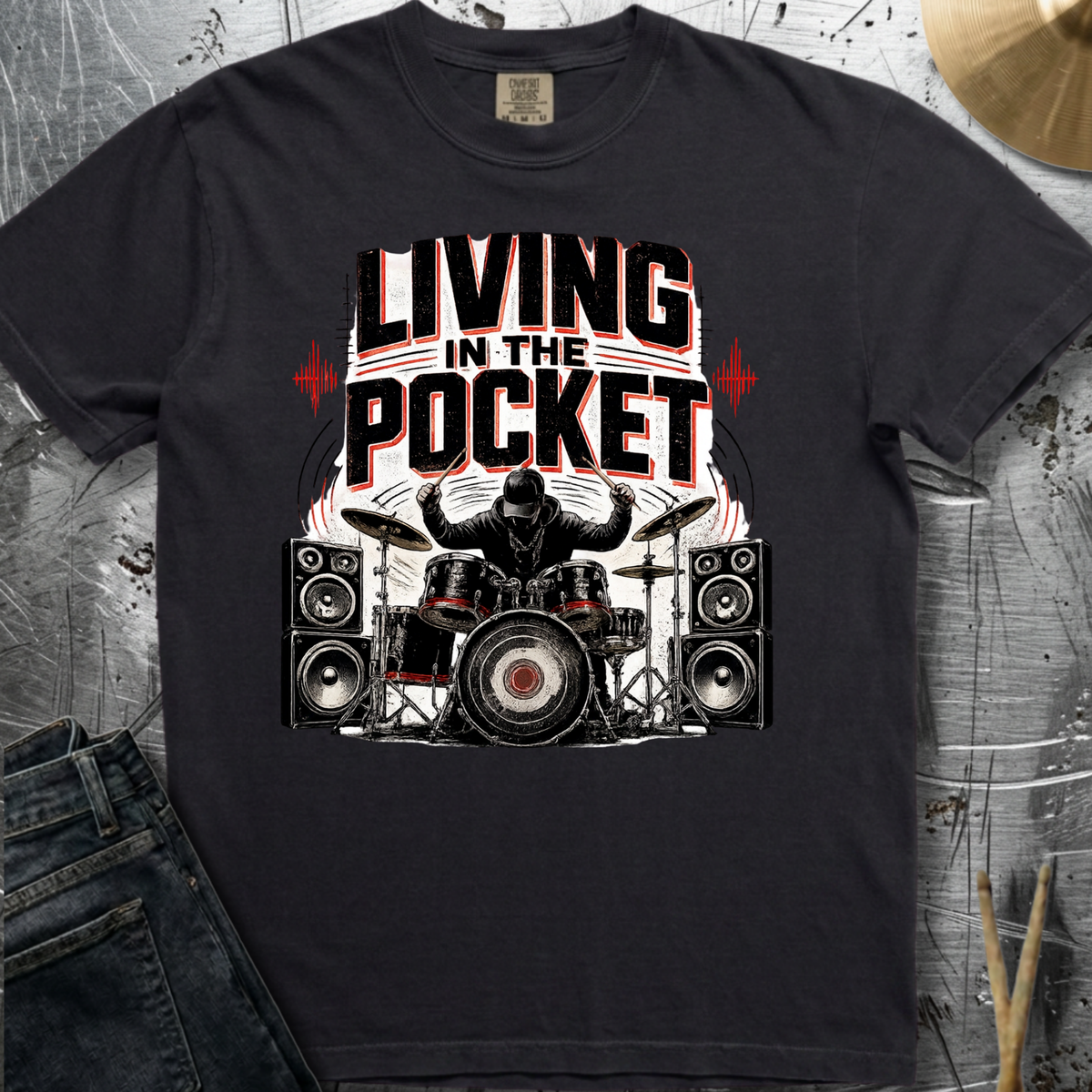 Living in pocket (hip hop) - Premium Tee